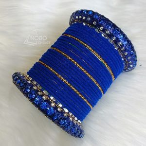 নীল বেলভেট চুড়ি - Blue Velvet Churi