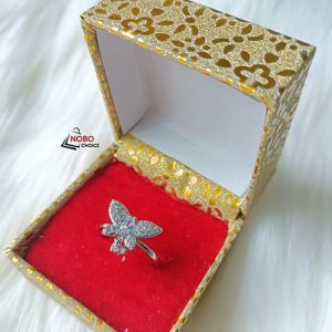 প্রজাপতি ডায়মন্ড কাট আংটি | Butterfly Diamond Cut Ring